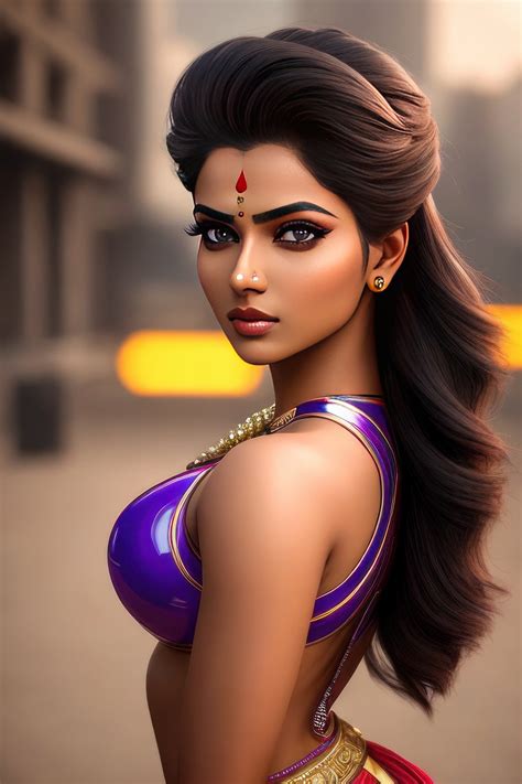 download ai generated indian woman fantasy royalty free stock illustration image pixabay