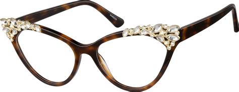 Make A Statement In These Glamorous Cat Eye Glasses The Wide Frame Is Crafted From Hand