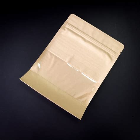 Kraft Paper Zip Bagbrown 7 X 10 Foodspack