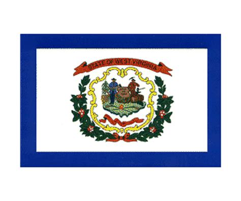 West Virginia Flag Decal