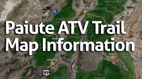 Paiute Atv Trail Maps Information Youtube