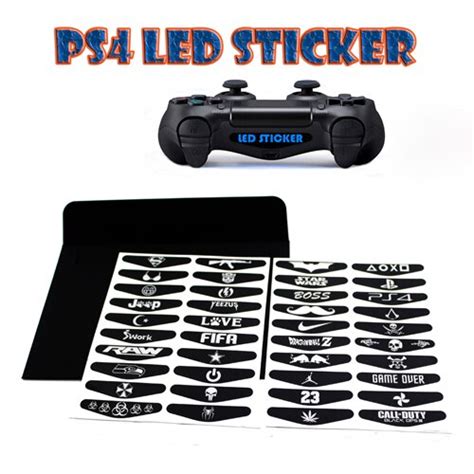 Ps4 Controller Led Light Bar Decal Sticker Cover For Playstation 4 Dual