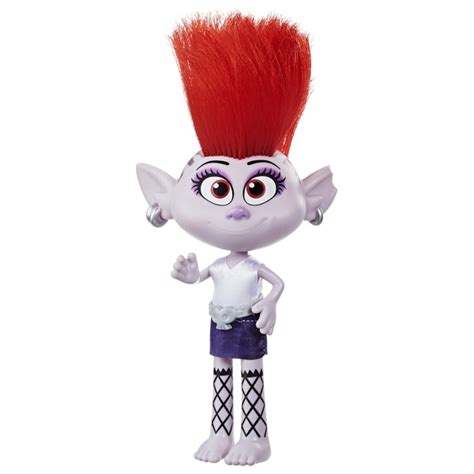 Dreamworks Trolls World Tour Stylin Barb Fashion Doll With Removable