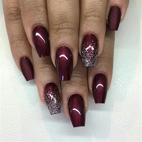 Amazing Burgundy Nail Designs You Have To Try In 2019 Burgundy Nails Burgundy Nail Designs