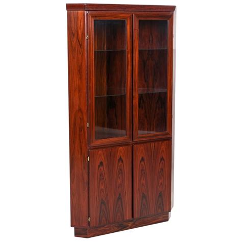 18 posts related to modern curio cabinet. Danish Modern Rosewood Curio Corner Cabinet by Skovby ...