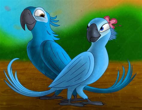 Blu And Jewel By Jd Campos ©2011 Colorful Drawings Cute Drawings
