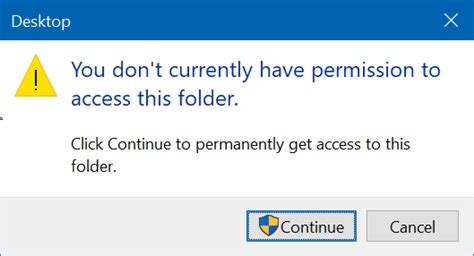 Fix You Dont Currently Have Permission To Access This Folder Error