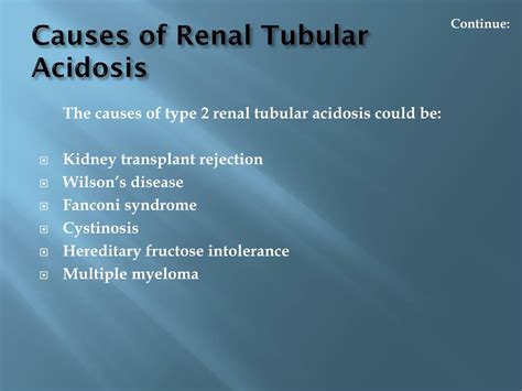 PPT Renal Tubular Acidosis Causes Symptoms Daignosis Prevention And Treatment PowerPoint