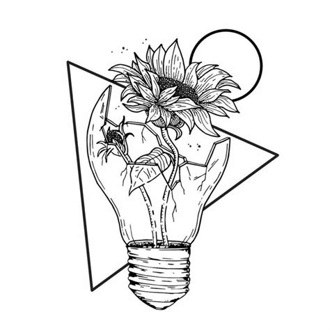 Maybe you would like to learn more about one of these? disegno-a-matita-triangolo-lampadina-fiori-disegni-da ...