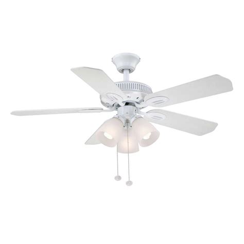 Loosen the two screws in the collar on top of the motor. UPC 792145358084 - Hampton Bay Ceiling Fans Glendale 42 in ...