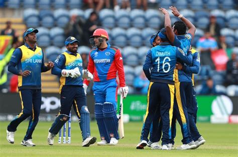 Sri Lanka Vs Afghanistan Match Summary Cricket World Cup 2019