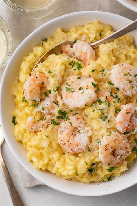 Creamy Shrimp Risotto With Parmesan 40 Aprons