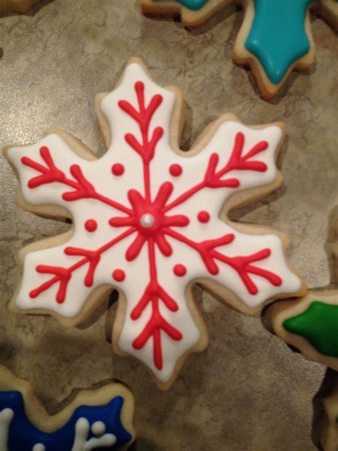 Snowflake 2013 Christmas Cookies Decorated Christmas Cookies