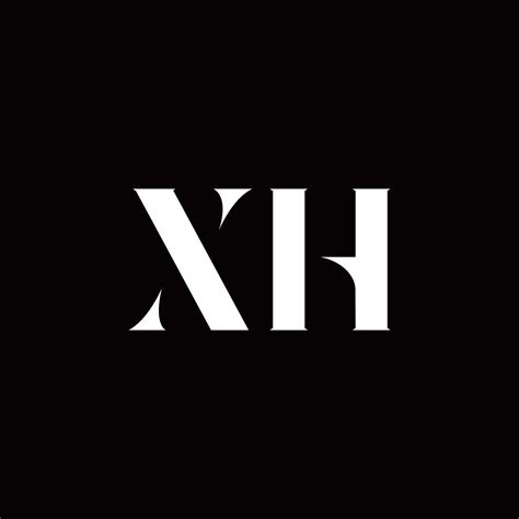 Xh Logo Letter Initial Logo Designs Template 2768085 Vector Art At Vecteezy