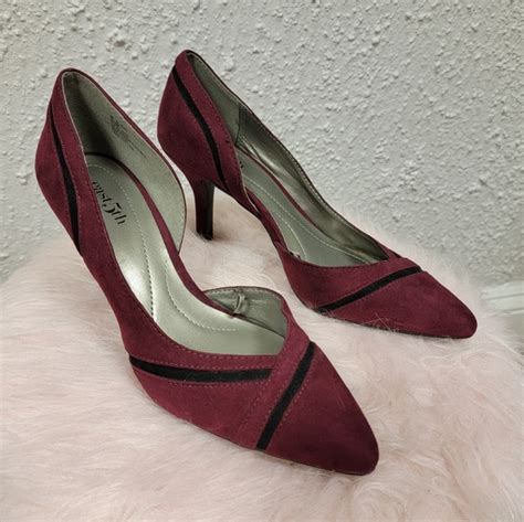 east 5th shoes nwt east 5th suede heels with black trim poshmark