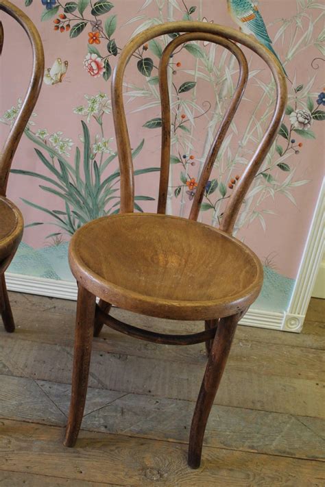 Pair of vintage midcentury bentwood and cane chairs 1950s post war modern. Pair of Vintage Bentwood Chairs with Embossed Wood Seat at ...