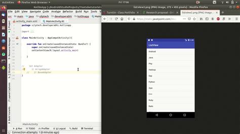 Android Application Development Using Kotlin 6 Listview