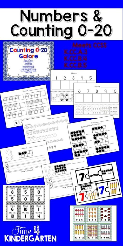 Numbers And Counting 0 20 Writing Numbers Teaching Guided Math