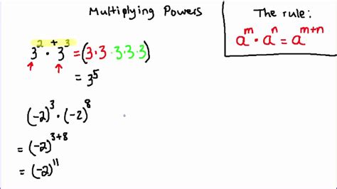 Multiplying Powers Youtube