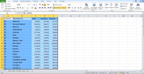 Importar datos de un Excel xls a GvSIG Cursos GIS TYC GIS Formación