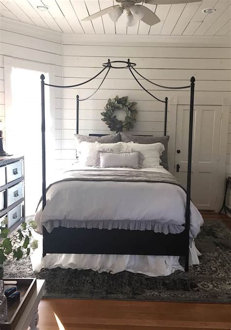 Pics of black and white bedrooms. Black and White Farmhouse Bedroom Inspiration