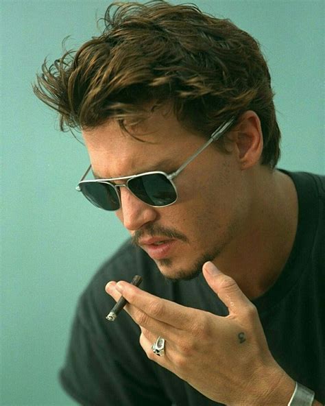 Johnny Depp Short Hair Simple Haircut And Hairstyle