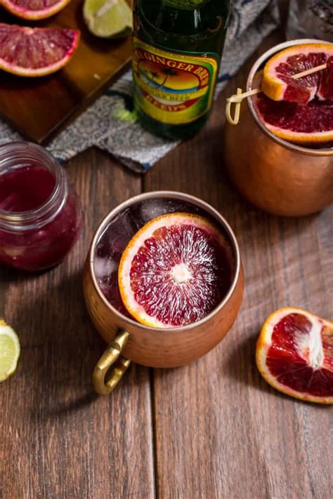 Blood Orange Mule Food Fanatic