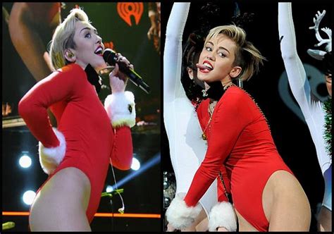 Miley Cyrus Strips Twerks Again At The Jingle Ball View Pics