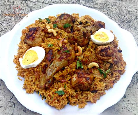 For an easy supper that. Chicken Kabsa - Rice mixed with Spices and Meat | Middle ...