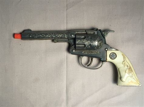 Hubley Marshal Toy Cap Gun 1950s Toy Cowboy Gun Cap Gun Toy