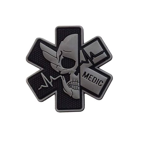 Medic Patch 3d Pvc Rubber Paramedic Medical Ems Emt Med First Aid