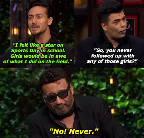 17 hilarious moments from alia bhatt and varun dhawan's koffee with karan episode. 13 Hilarious Moments From Tiger And Jackie Shroff's ...