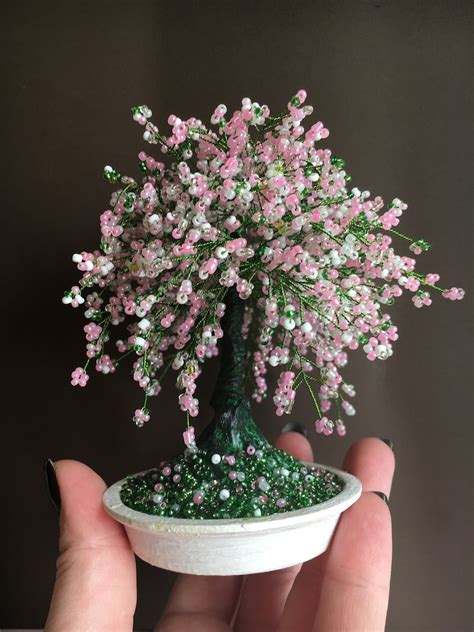 Flor De Cerezo Decoración Del Hogar Árboles De Bonsái Sakura Etsy