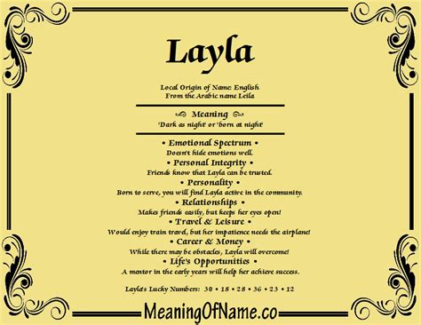 Layla Meaning Of Name 57 Off Gbu