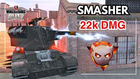 [big Boss] Smasher Insane 22 000 Damage • Wot Blitz • Youtube