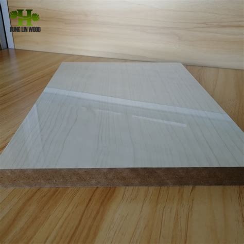 You should use minimum 3/4 mdf which is sold in 4x8 sheets. China Wood Building Material High Glossy UV Melamine ...