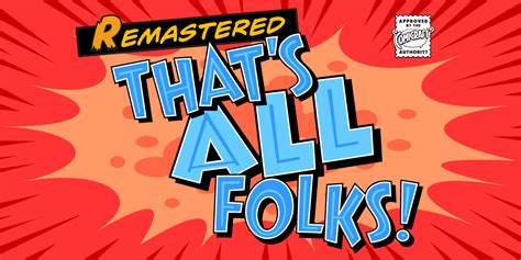 Thats All Folks Download Thats All Folks Font Today