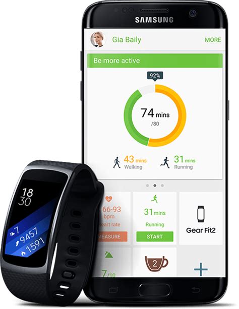 It also works with a wide range of smartphones. Samsung Gear Fit 2 fitness tracker review. - WearableO