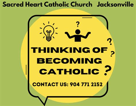 Thinking Of Becoming Catholic Sacred Heart Catholic Church