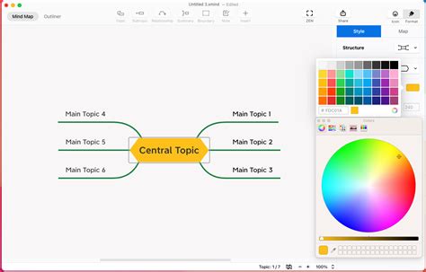 Quick Tips For Improving Color Harmony On Mind Mapping Xmind The