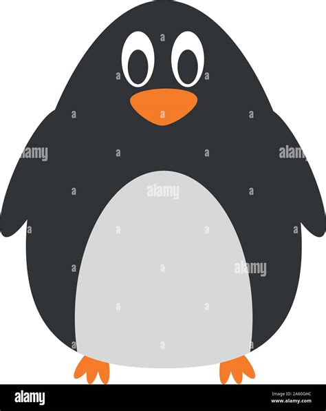 Cute Cartoon Penguin Vector Illustration Stock Vector Image And Art Alamy