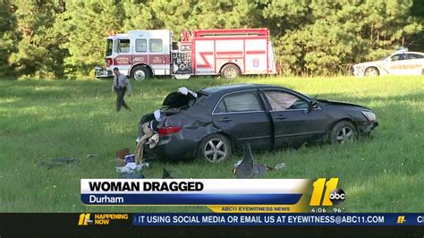 deputies car drags woman after domestic fight in durham abc11 raleigh durham