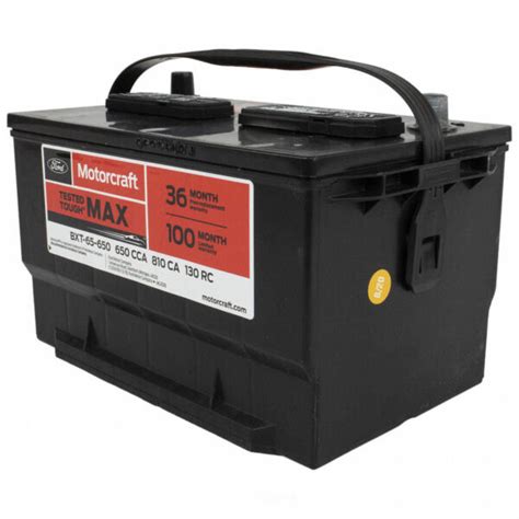 Vehicle Battery Tested Tough Max Battery Motorcraft Bxt 65 650 For Sale
