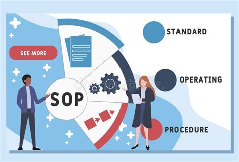 Sop Standard Operating Procedure Acronym Business Concept Stock Vector Illustration Of