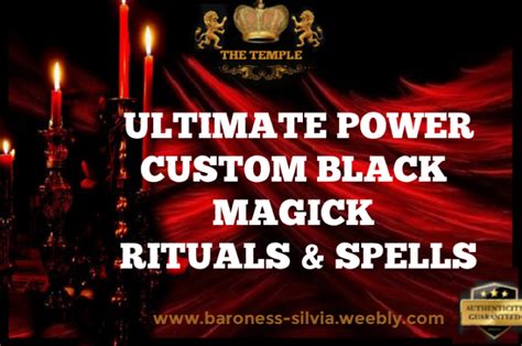 Extremely Powerful Custom Black Magick Highly Advanced Spell
