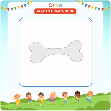 How To Draw A Bone A Step By Step Tutorial For Kids