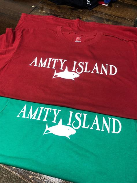 Amity Island T Shirt Etsy Amity Island Shirts Island