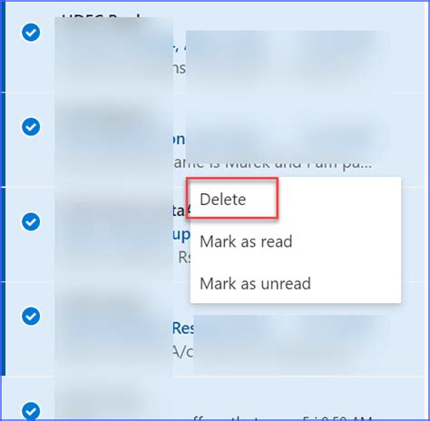 How To Delete All Unread Emails In Outlook