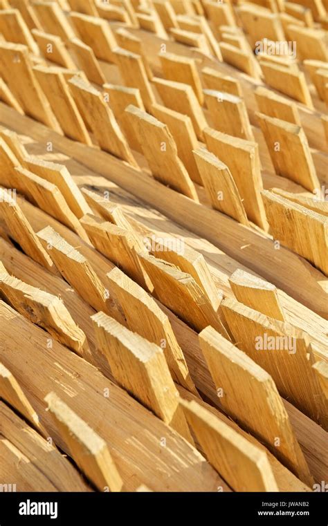 Rustic Wooden Fencing Stock Photo Alamy