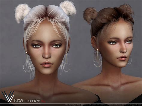 Wings On0220 Hair By Wingssims At Tsr Sims 4 Updates